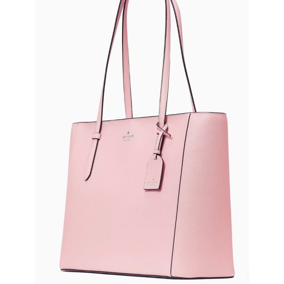 Kate Spade Schuyler Mitten Pink Tote Bag K7354 NWT $359 Leather Lined Pockets - Picture 3 of 14